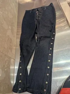 c.a.t. ダークデニム フレアパンツ