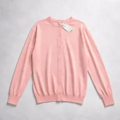新品タグ付ユニクロ UVカットコットンクルーネックカーディガンXLゆったり洗える