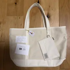 新品　タグ付き　PORTER GIRL トートバッグ アイボリー　ポーチ付き