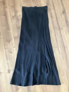 ナノユニバース　キュプラ　レーヨン　マキシスカート　タイトスカート