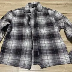 H&M チェック柄 ジップアップジャケット ルーズフィットのサムネイル
