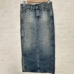 90s LUCKY BRAND ラッキーブランド デニムロングスカート