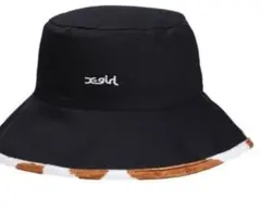 値下げ！X-girl♡リバーシブルバケットハット