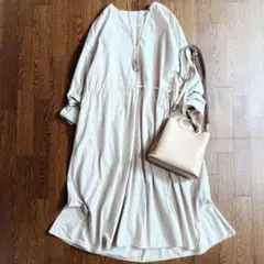 美品✨ギャルリーヴィー GALERIE VIE コットン ストライプワンピース