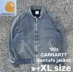 野村訓市⭐️Carhartt サンタフェ　ジャケット XL ネイビー　ブルー Carhartt SANTA FE カーハート ネイビーサンタフェジャケット