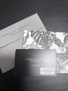 スターバックス　エデュケーションカード　ロースタリー東京限定　22枚 レア】ロースタリー東京 限定 スターバックス カード PIN削り済