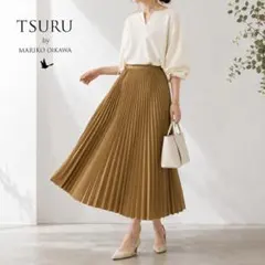 TSURU by MARIKO OIKAWA プリーツロングスカート 36日本製のサムネイル