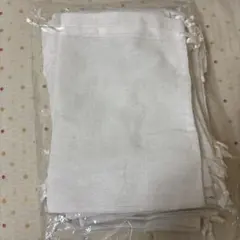 ホワイト 巾着袋 まとめ売り