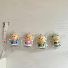 ユージン たこやきマントマン ソフビ マスコット 吸盤タイプ 指人形 4種類のサムネイル