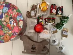 アメリカ　ヨーロッパ　クリスマスオーナメント　11 収納BOX入り　大