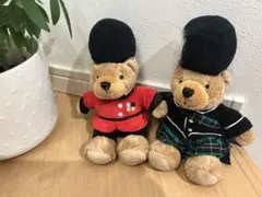 英国近衛兵 テディベア ぬいぐるみ 2体セットのサムネイル