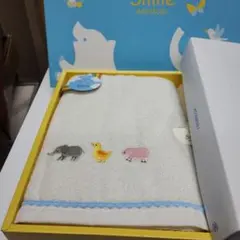 accototo smile　動物刺繍バスタオル　UCHINO　キナリ　ベージュ