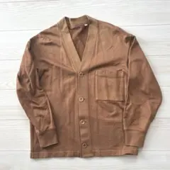 UNIQLO ユニクロ　スウェットカーディガン　ブラウン　サイズM