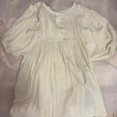 Samansa Mos2 クリーム色 半袖シャツ