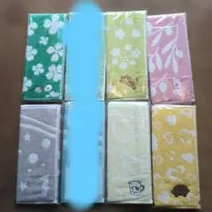 タオルハンカチ 6枚セット 多彩なデザイン