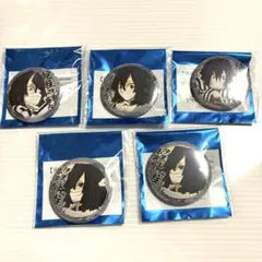 鬼滅の刃 キャラクター絵巻カフェ くじ引き缶バッジ 伊黒小芭内