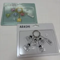 【新品】嵐を旅する展覧会　アクリルキーチェーンイラストA・B 2点セット