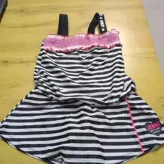 JENNIストライプ柄 水着 130センチ