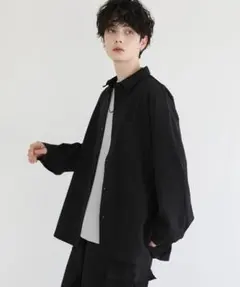 LILL ドレープリラクシング長袖シャツ Mサイズ