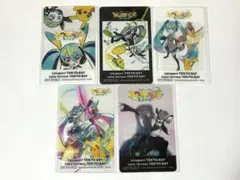 ポケミク 初音ミク×ポケモン カード5枚セット ららぽーと タブロイド紙 チラシ