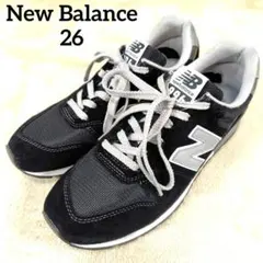 極美品 ニューバランス スニーカー ブラック メンズ CM996BK2 26