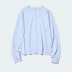 ユニクロ UVカットクルーネックカーディガン/ウォッシャブル