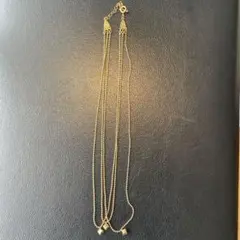 【即購入OK!!】レディースゴールド 三連ネックレス