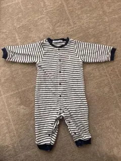 familiar ファミリア70サイズ　パイル生地ロンパース