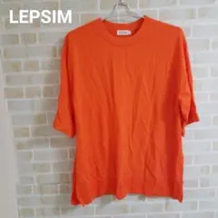 LEPSIM 14G クルーネック SS 5分袖 サマーニット