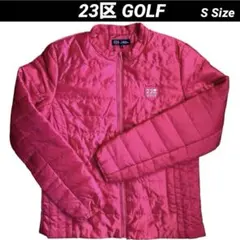 【美品】23区 GOLF レディース フルジップ 中綿ブルゾン サイズS