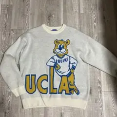 UCLA セーター ニットトレーナー　ベアー柄 オーバーサイズ クルーネック