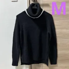 ユニクロ　イネス　タートルネックセーター Mサイズ　美品　ブラック
