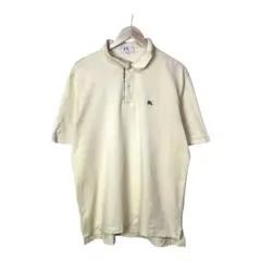 90s バーバリーズ　半袖ポロシャツ　ヴィンテージ　刺繍　ビッグサイズ　スリット