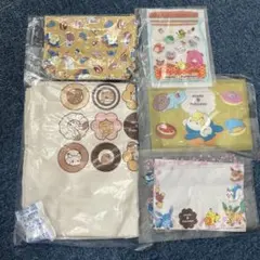 ミスタードーナツ　ポケモン　トートバッグ　ポーチ　ジップロック　福袋