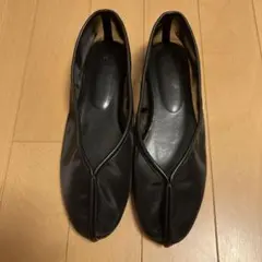 WEGO チュール　チャイナ　フラットシューズ　ブラック