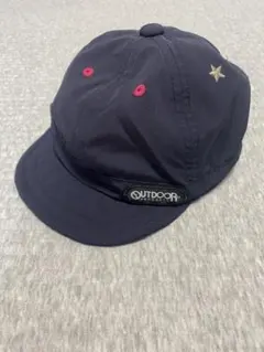OUTDOOR PRODUCTS キッズ キャップ ネイビー 星刺繍のサムネイル