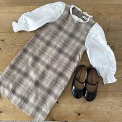 入学式⭐︎branches ジャンバースカートと黒シューズセット