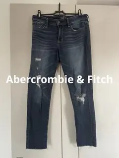 Abercrombie & Fitch スキニー ダメージ デニム