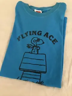 スヌーピー Tシャツ ブルー　Sサイズのサムネイル