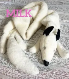 MILK フォックス アニマル ファー ストール マフラー キツネ