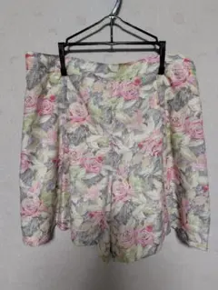 LEST ROSE 花柄キュロット