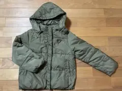 【美品】ALGY オリーブグリーン ダウンコート　size140