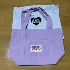 Care Bears 薄紫 イオンコラボ　ケアベア春色コーデュロイバッグ