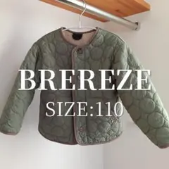 【美品訳あり】BREEZE　リバーシブル　キルティング　ジャケット　110