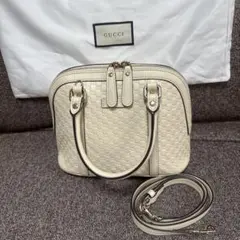 【極美品】グッチ GUCCI マイクロシマ 2wayバッグ