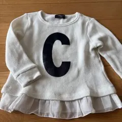 COMME CA ISM Cロゴ入り長袖カットソー