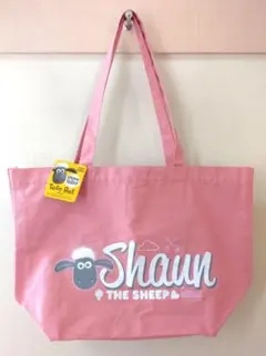【新品未使用】ひつじのショーン 羊 トート バッグ ピンク