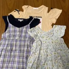 any FAM 含む130cm子供服ワンピース3点