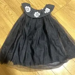 キッズ　黒ワンピース