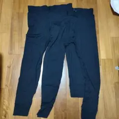 MERINO WOOL メリノウール ロングタイツ（男性用・前開き）2枚組セット